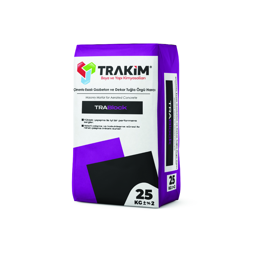 Çimento Esaslı Gaz beton ve Dekor Tuğla Örgü Harcı