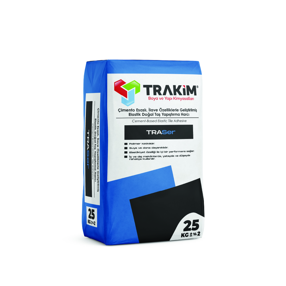 Çimento Esaslı İlave Özellikler ile Geliştirilmiş Elastik Doğal Taş Yapıştırma Harcı