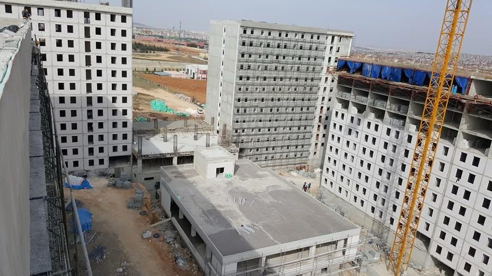 Gaziantep İli 3300 kişilik 56000 m2 Ümmü Gülsüm Kız Yurdu Projemiz.